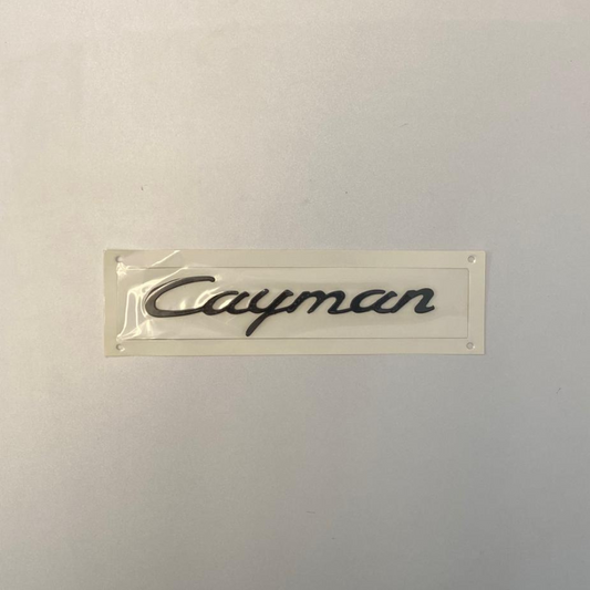 Vogue Industries Porsche Cayman Badge