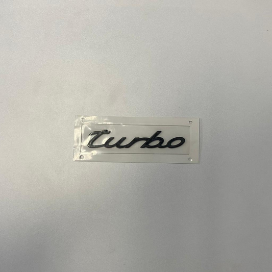 Vogue Industries Porsche TURBO Badge