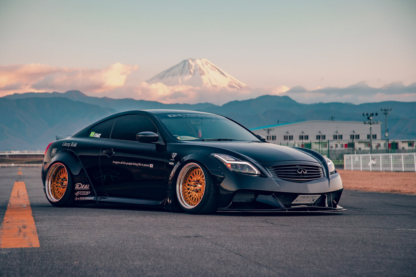 lb★nation Nissan Skyline V36 Coupe Complete Body Kit