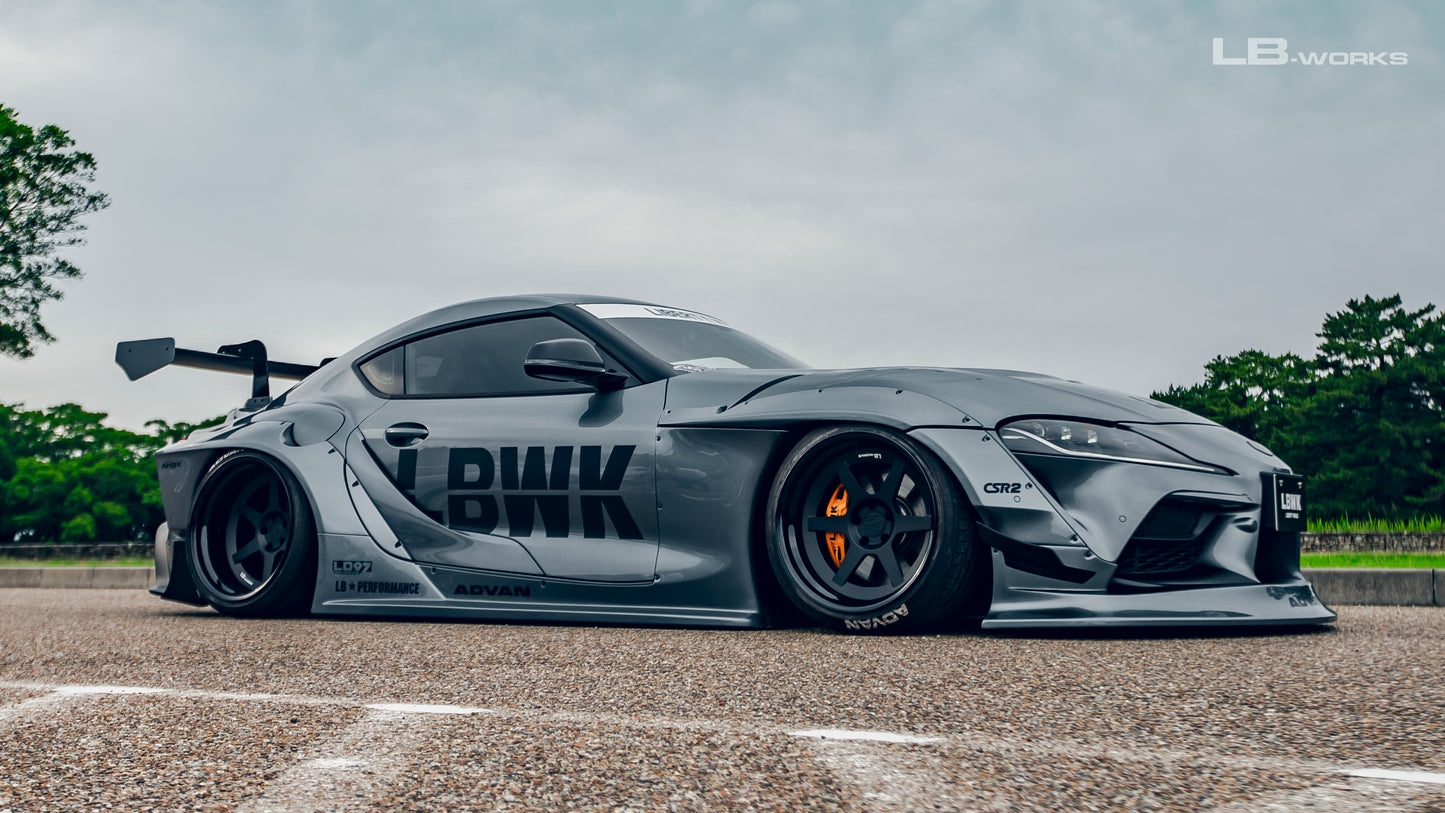 LB-WORKS Toyota Supra (A90) ver 2 Complete Body Kit with Bonnet Hood