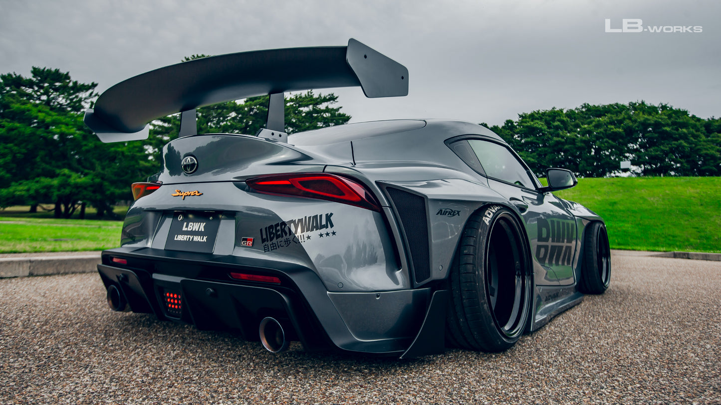 LB-WORKS Toyota Supra (A90) ver 2 Complete Body Kit with Bonnet Hood