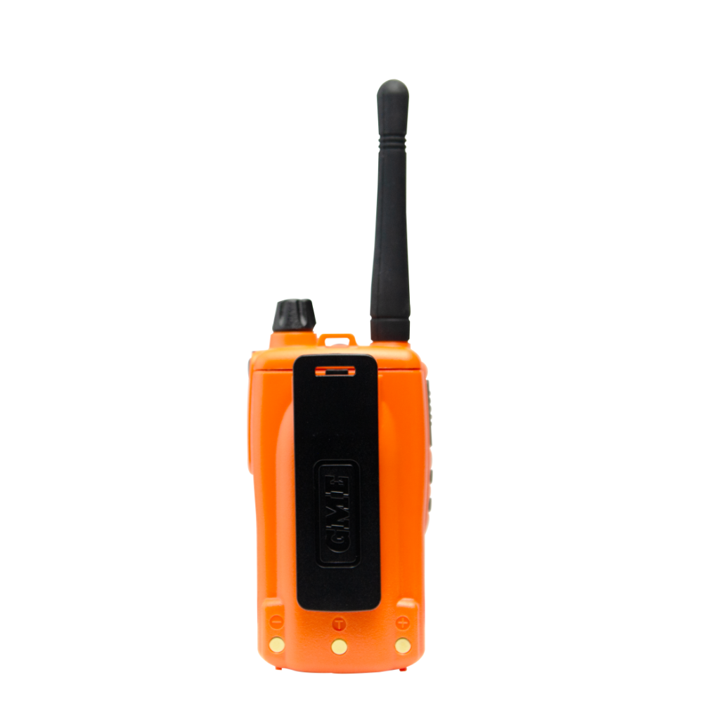 GME TX6165XO 5/1 Watt IP67 UHF CB Handheld Radio - Blaze Orange