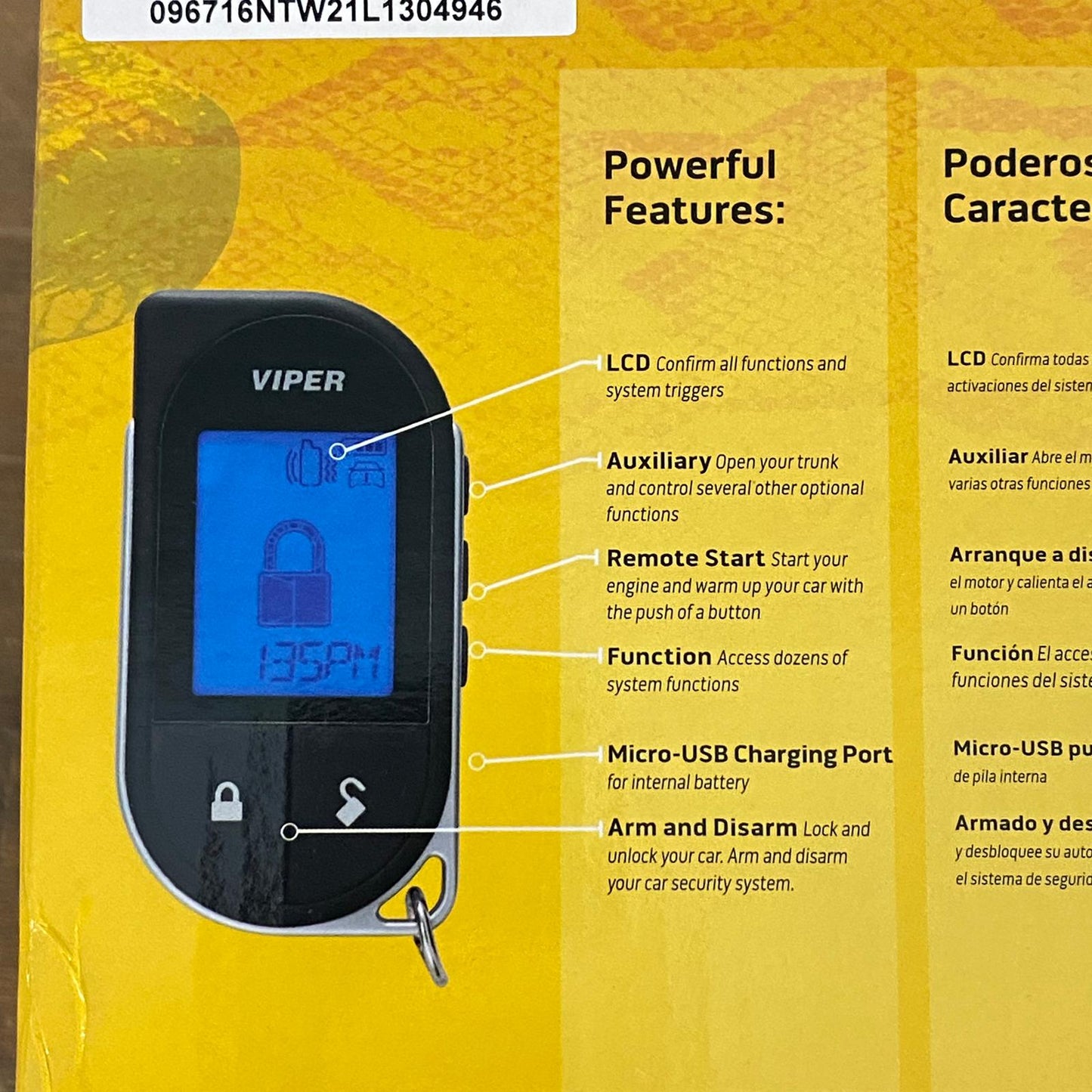 Viper 5706V LCD 2-Way Security + Remote Start System