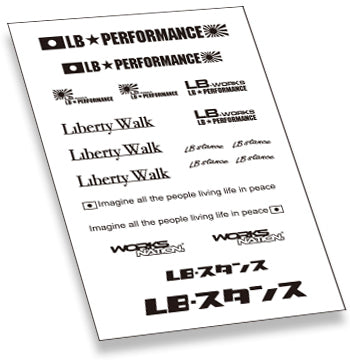 ⭐️Limited Liberty Walk Sticker Pack - LBPACK0001