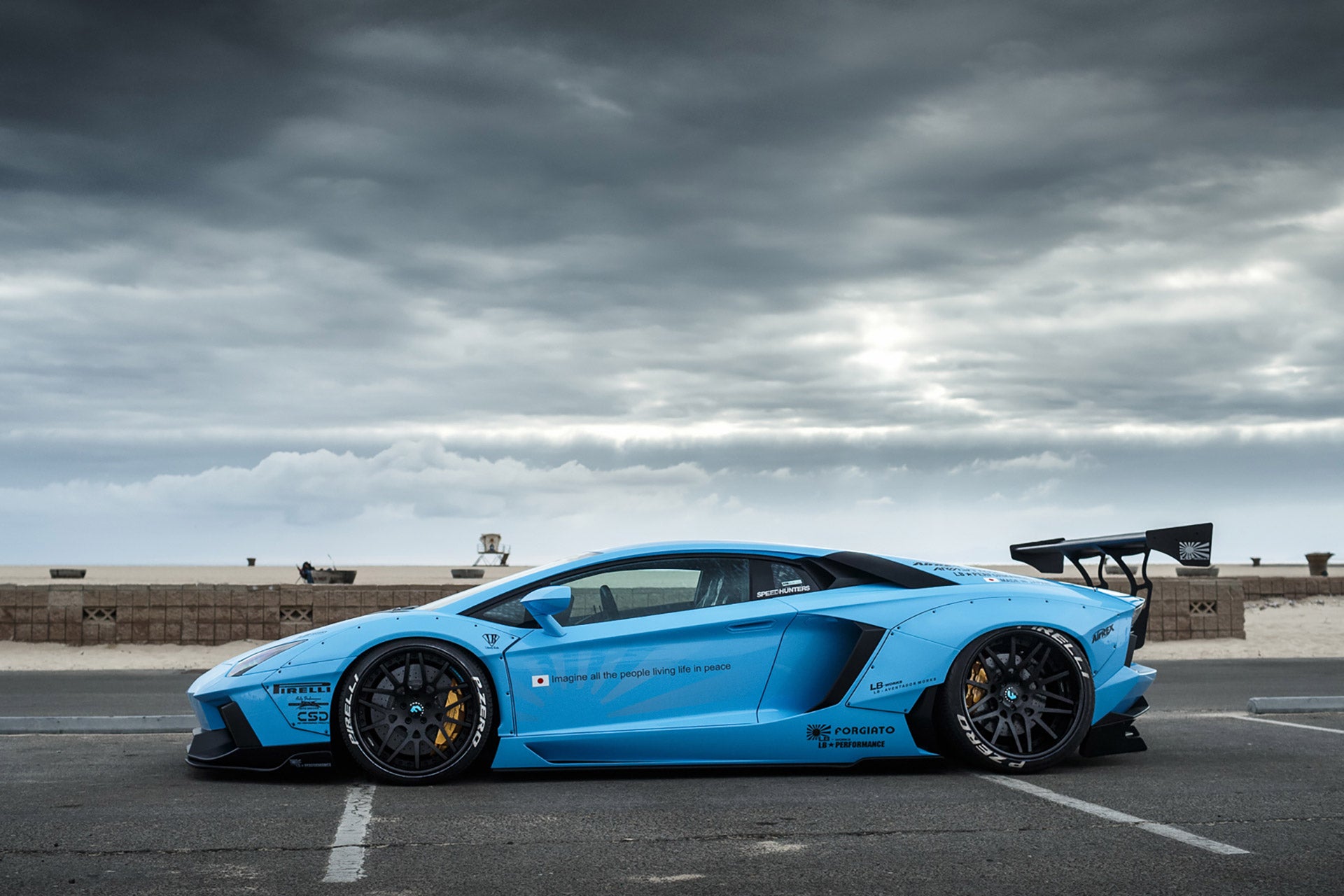 LB-WORKS Lamborghini Aventador Complete Body Kit with Exchange Fender ...