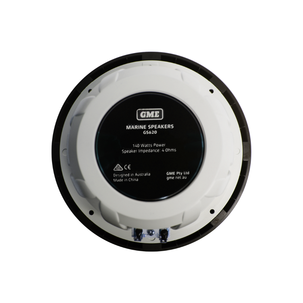 GME GS620 140 Watt IP54 Marine Flush Mount Speakers