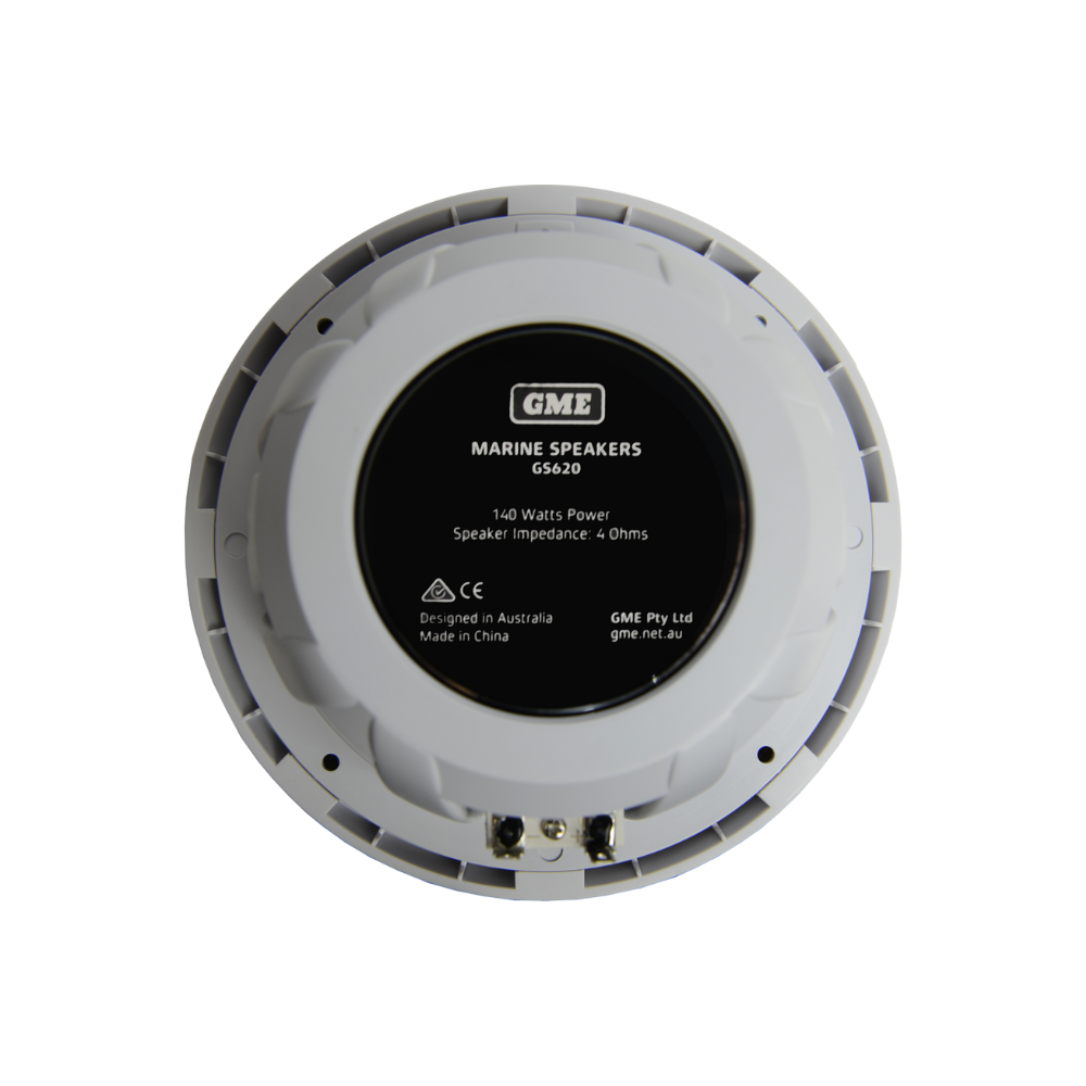 GME GS620 140 Watt IP54 Marine Flush Mount Speakers