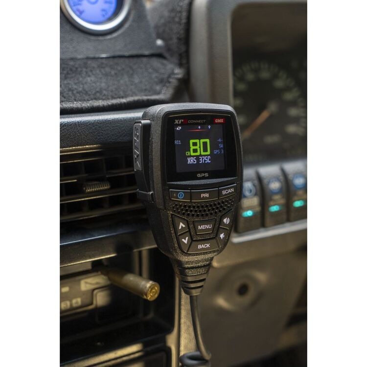 GME XRS Connect XRS 375C Heavy Duty Compact UHF CB Radio Black