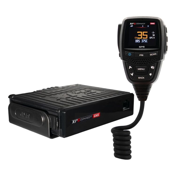 GME XRS Connect XRS 375C Heavy Duty Compact UHF CB Radio Black