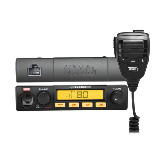 GME TX3520S 5 Watt Remote Head UHF CB Radio with ScanSuite™