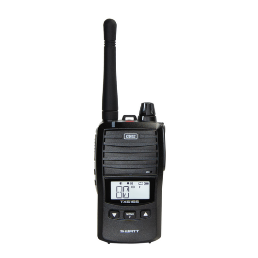 GME TX6165X 5/1 Watt IP67 UHF CB Handheld Radio